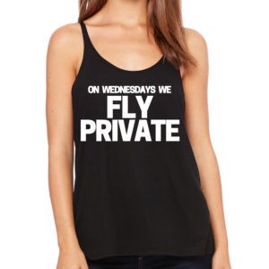 Fly Private Black Tank