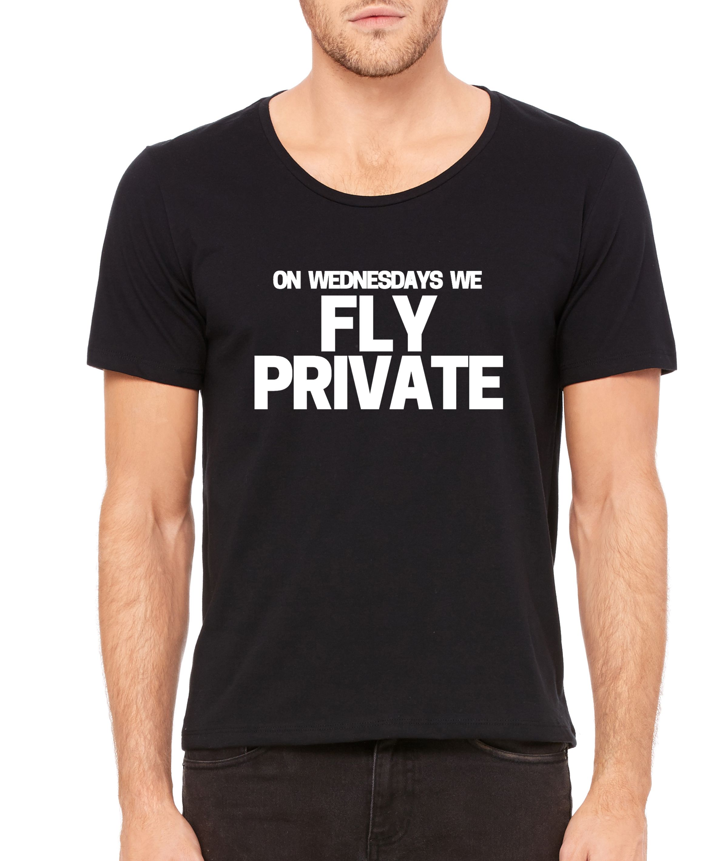 Fly Private Men's Wideneck Tee