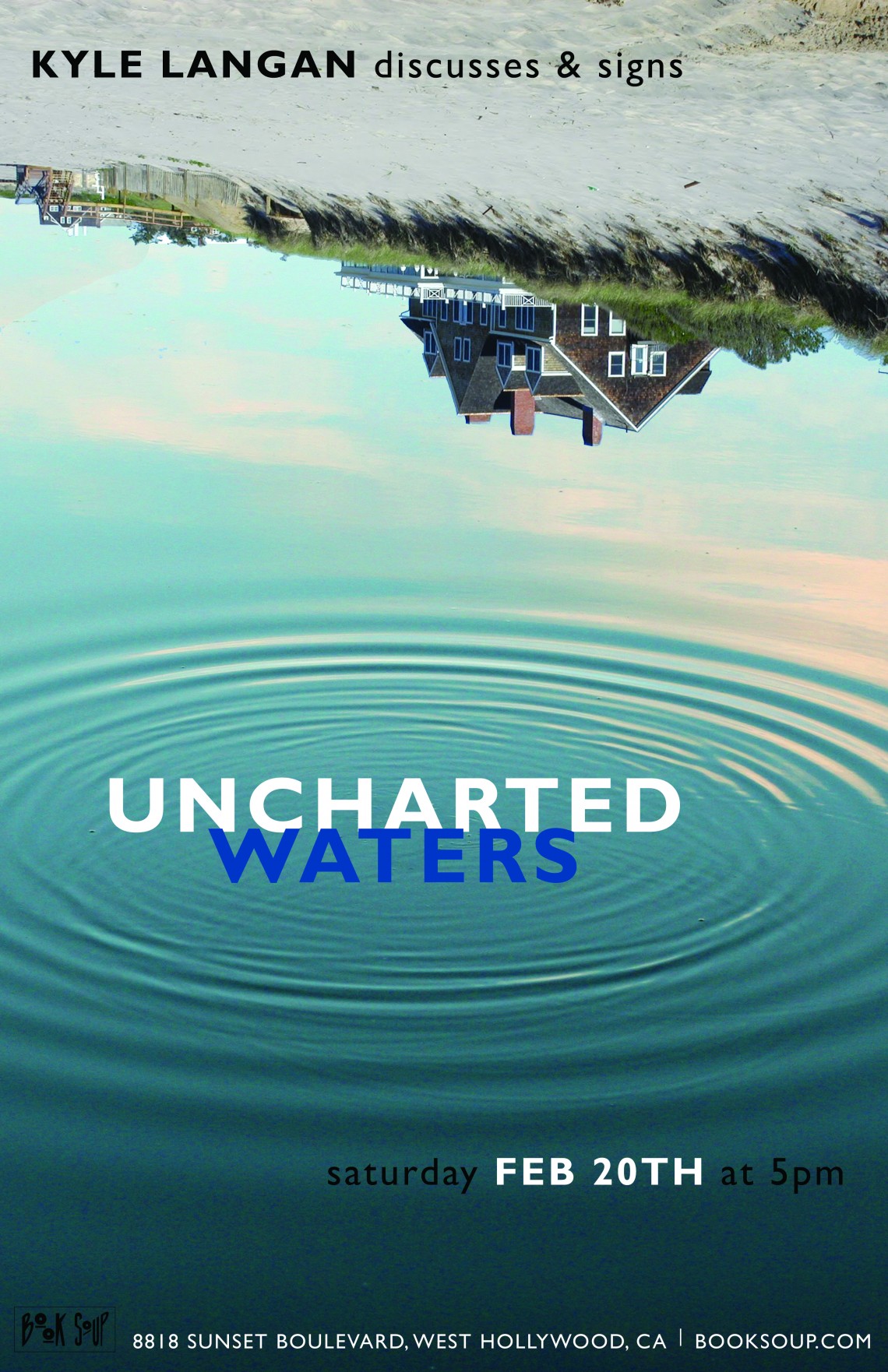 Uncharted Waters Book Signing Poster