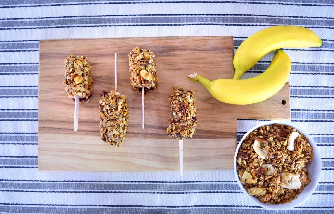 New Banana Granola Pops