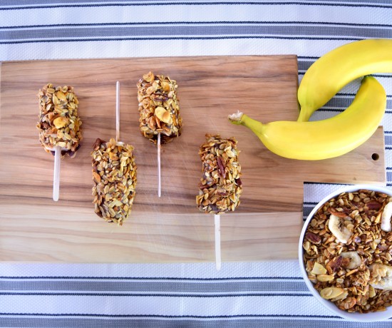 New Banana Granola Pops