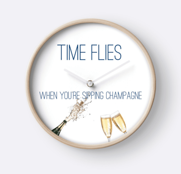 Hamptons to Hollywood Champagne Clock